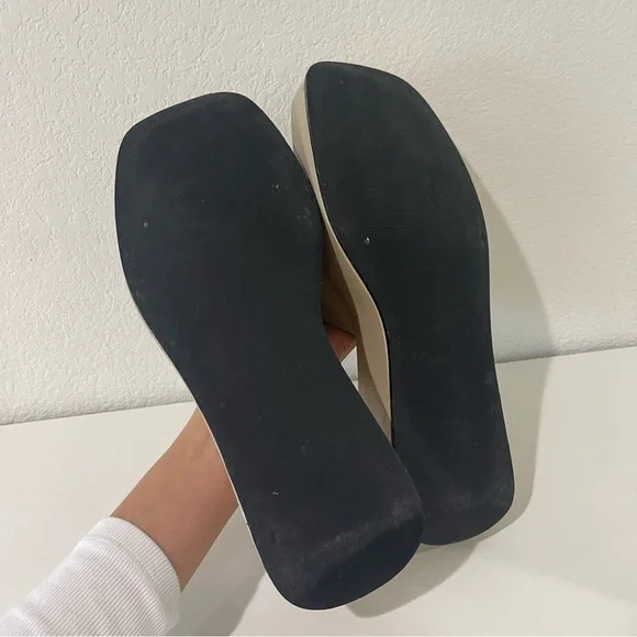 SVEGAN Janice Vegan Leather Platform Sandal in Tahini Beige  Size 40 - Picture 8 of 11